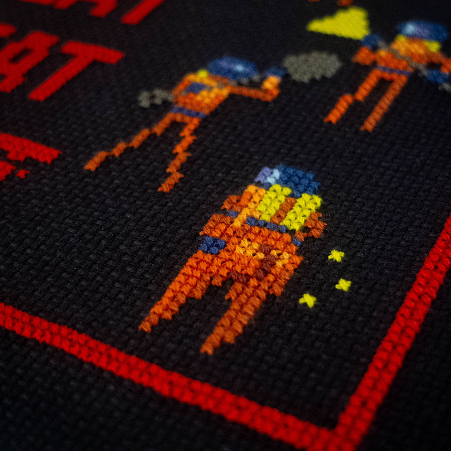 Lethal Company cross stitch pattern - Great Great Asset