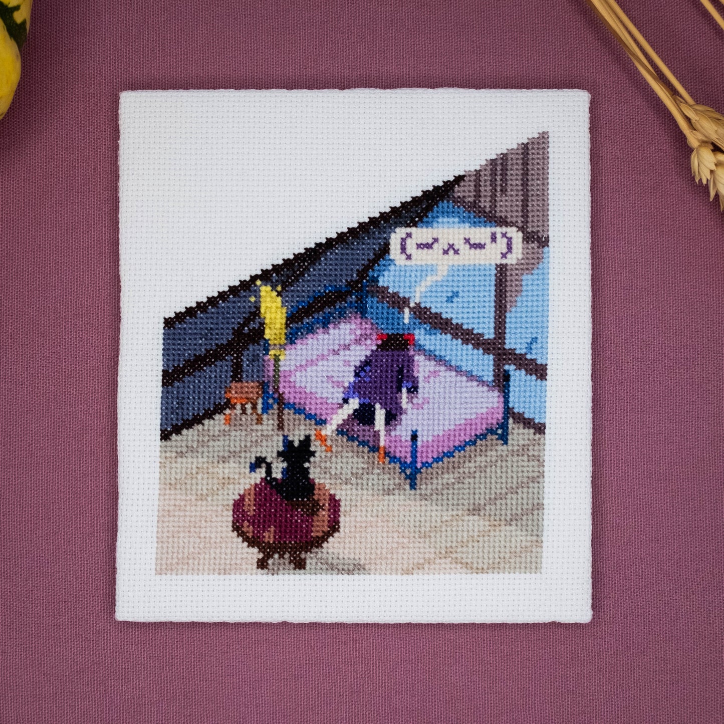 Studio Ghibli cross stitch pattern - Kiki's delivery service
