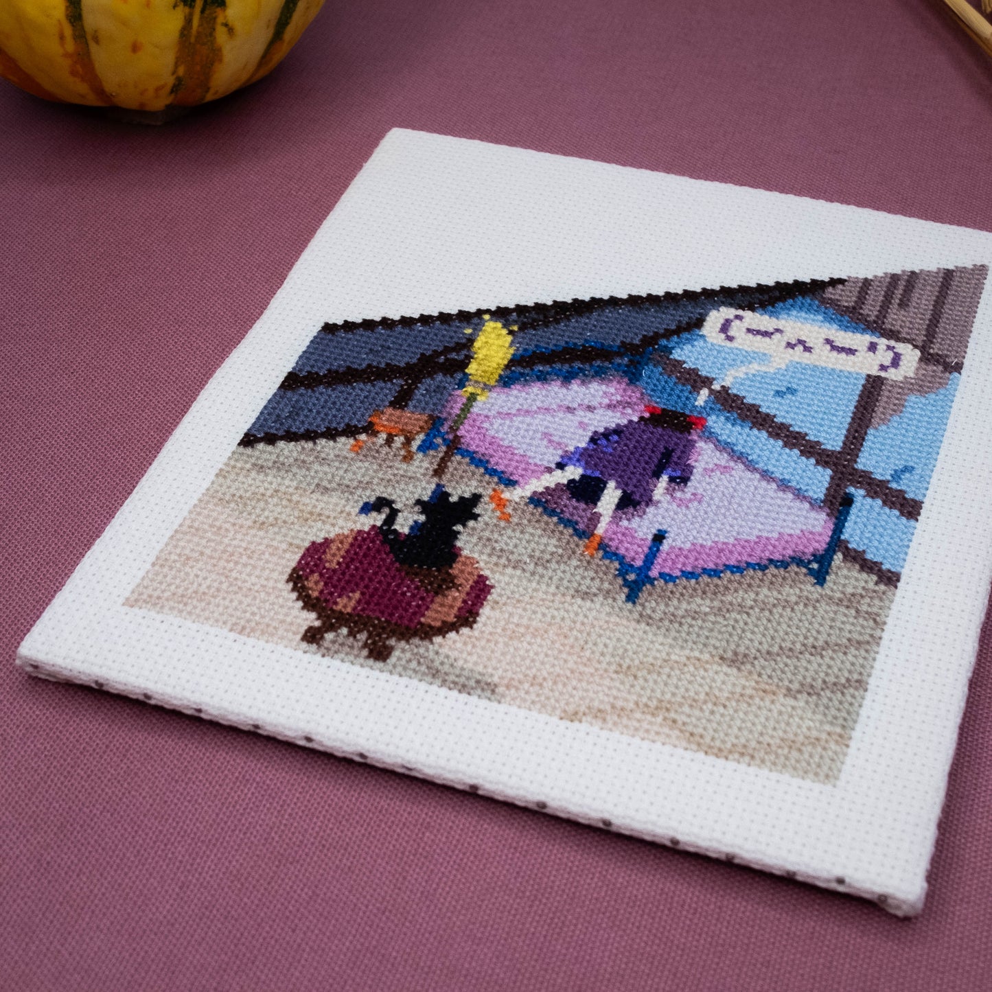 Studio Ghibli cross stitch pattern - Kiki's delivery service