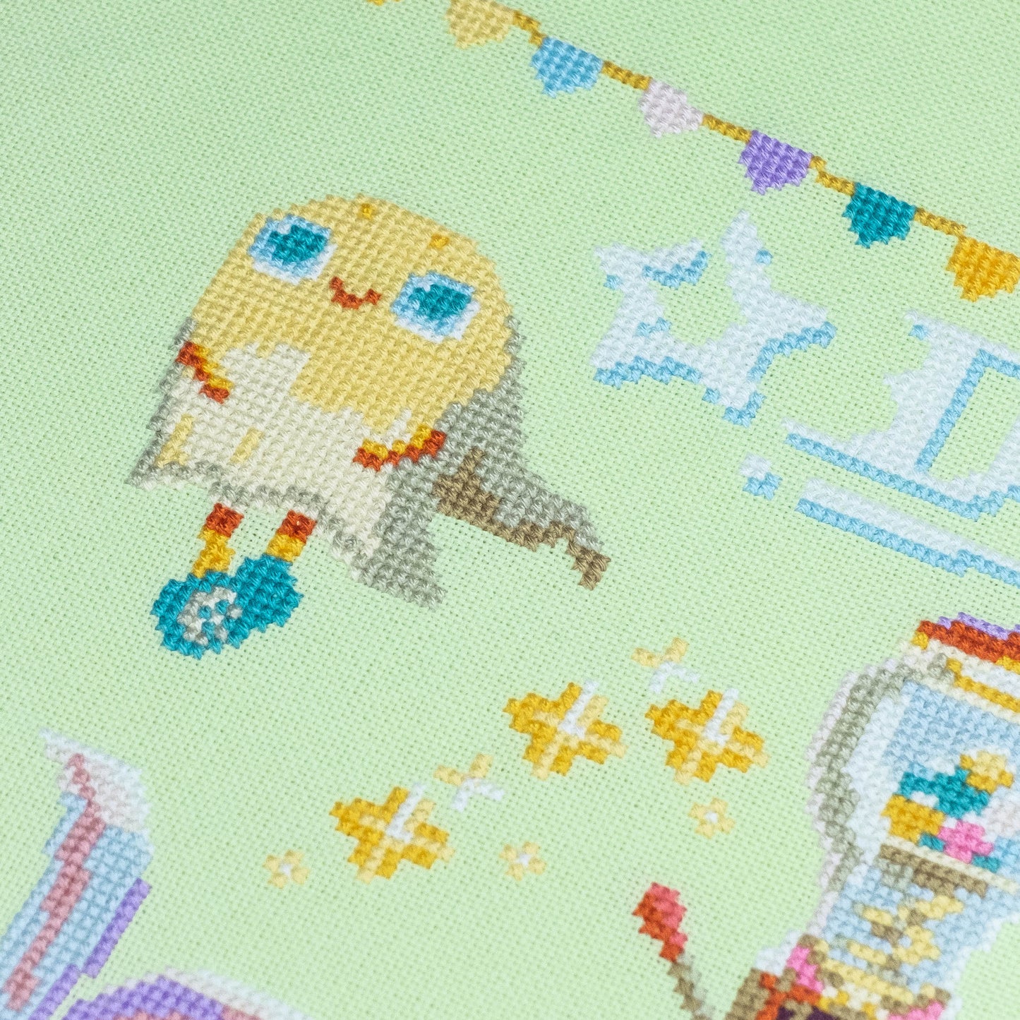 Infinity Nikki cross stitch pattern