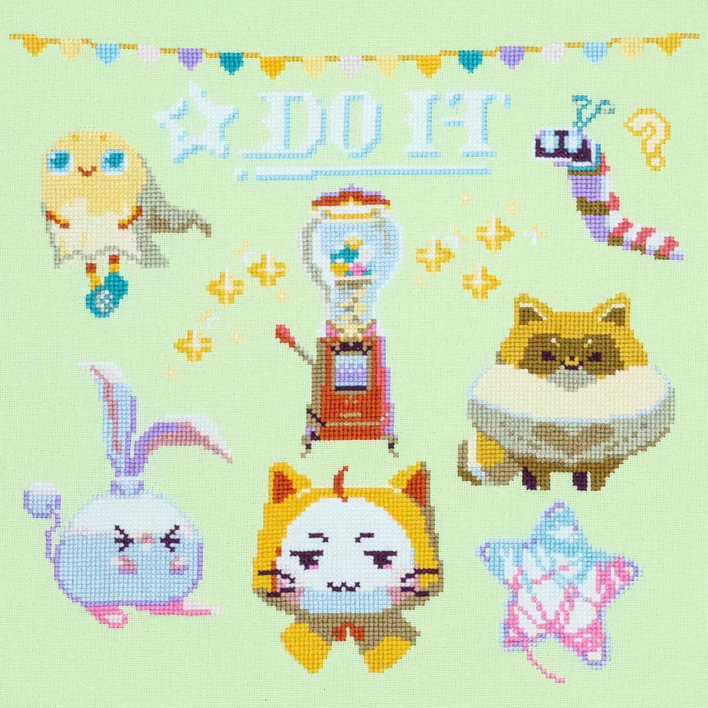 Infinity Nikki cross stitch pattern