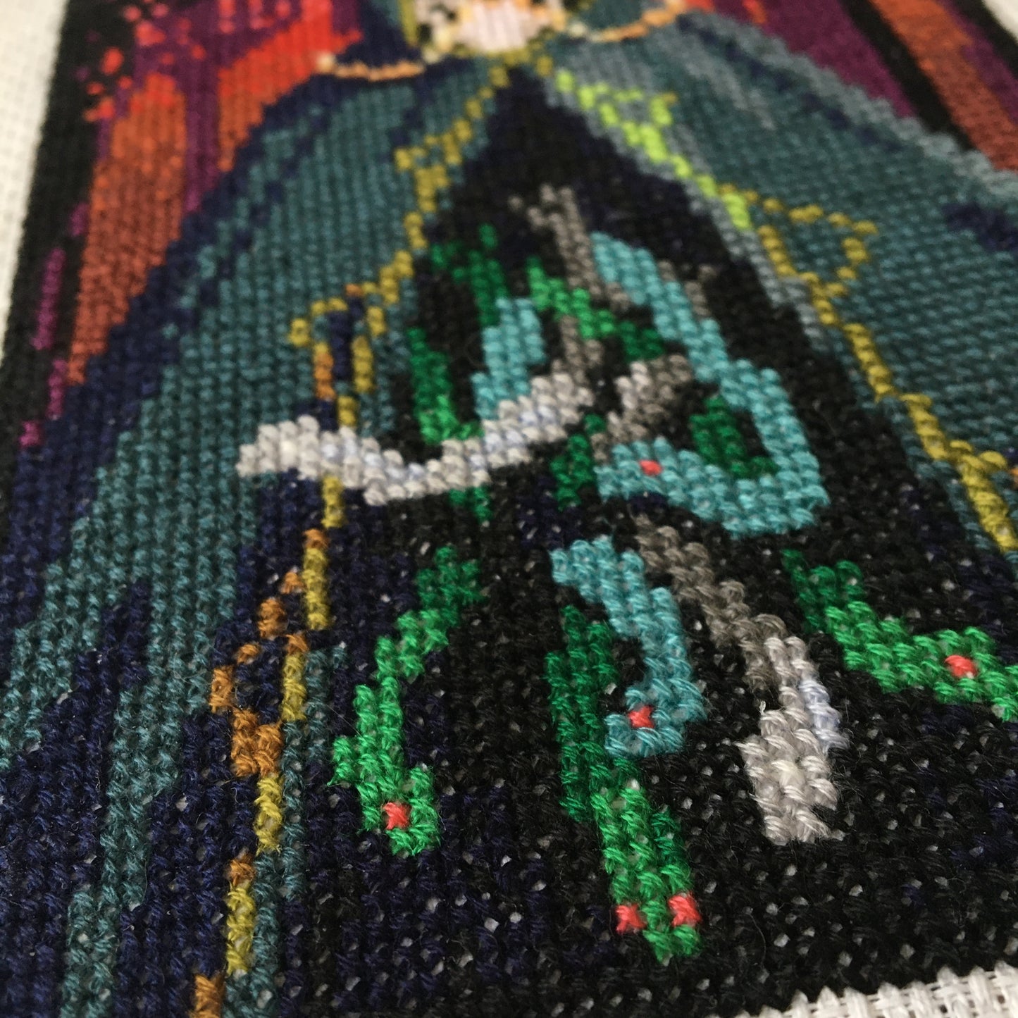 Goddess cross stitch pattern - Angitia's Healing