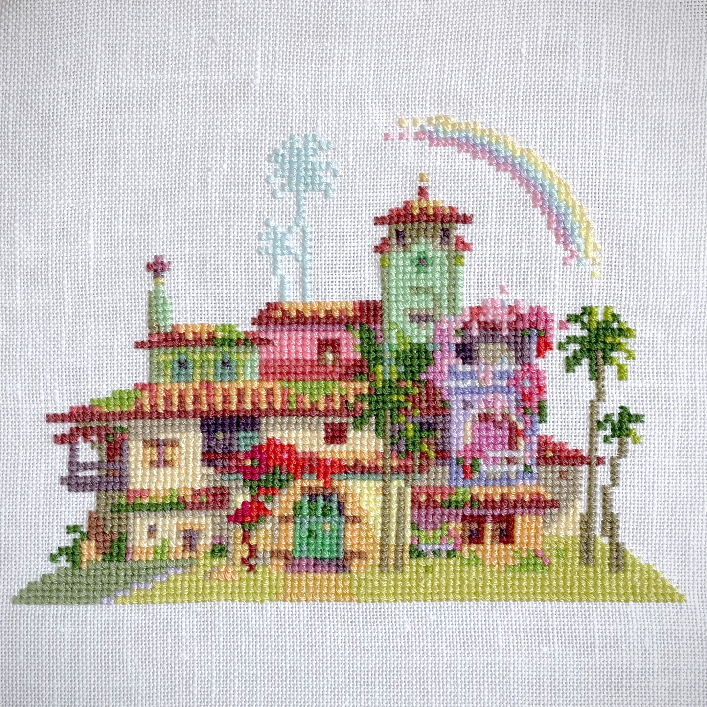 Hola Casita cross stitch pattern - Encanto movie