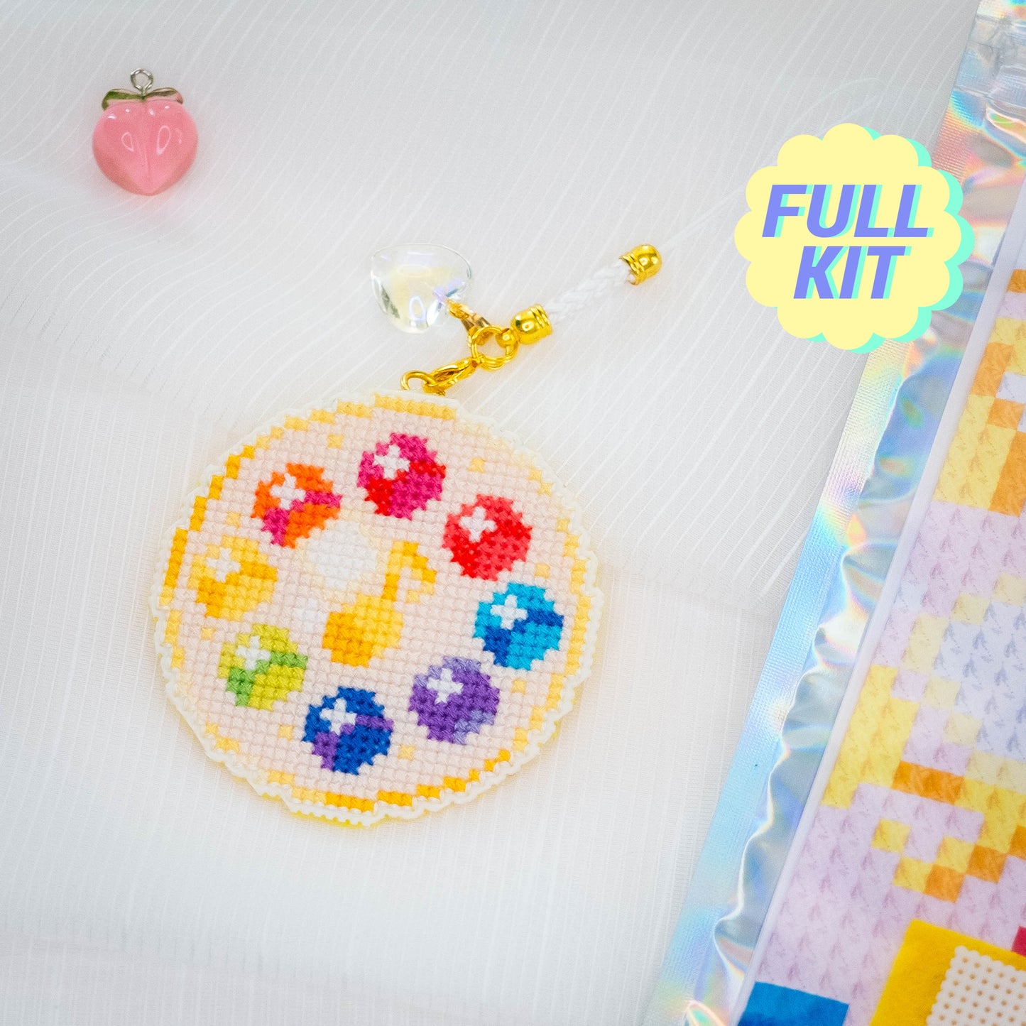 Magical Doremi cross stitch kit - Transformation brooch charm