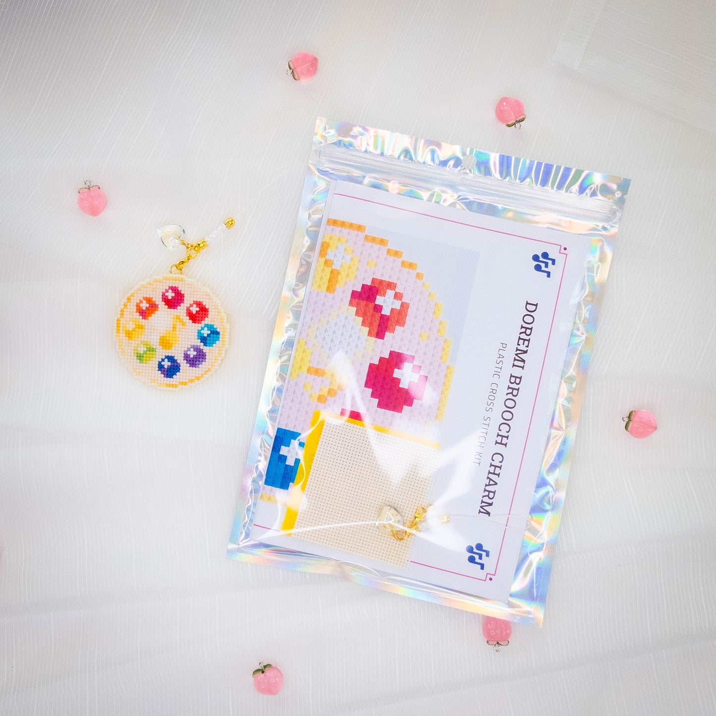 Magical Doremi cross stitch kit - Transformation brooch charm