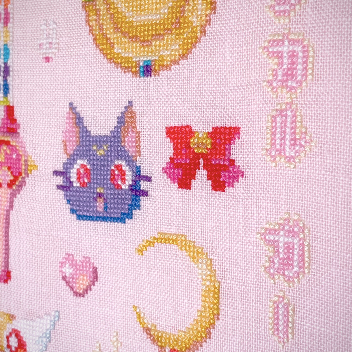 Magical girls cross-stitch kit - Sailor Moon, CC Sakura, Magical Doremi