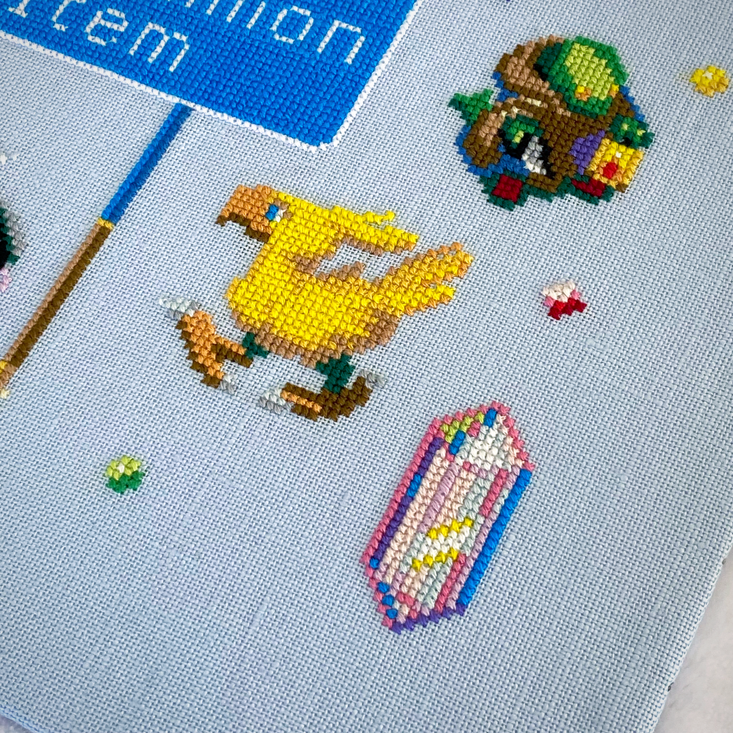 Final Fantasy cross stitch pattern - Retro Final Fantasy Essentials