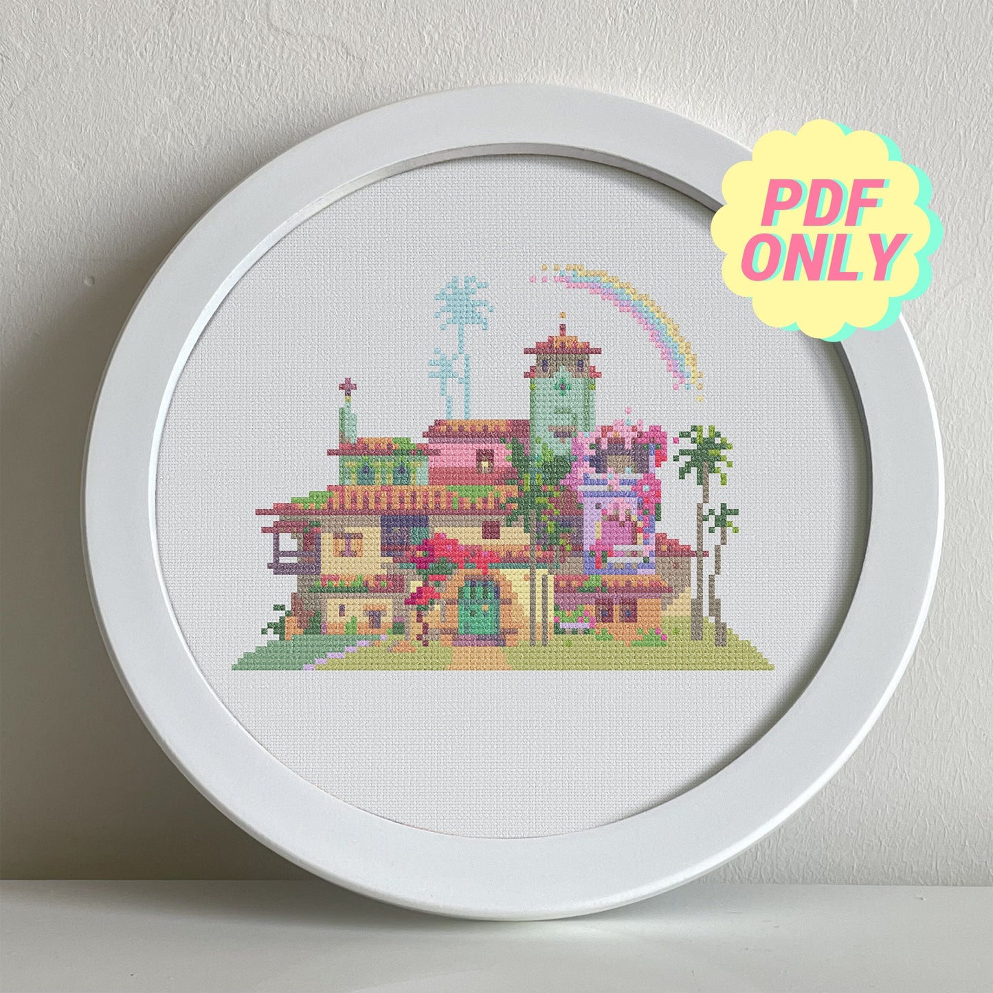 Hola Casita cross stitch pattern - Encanto movie