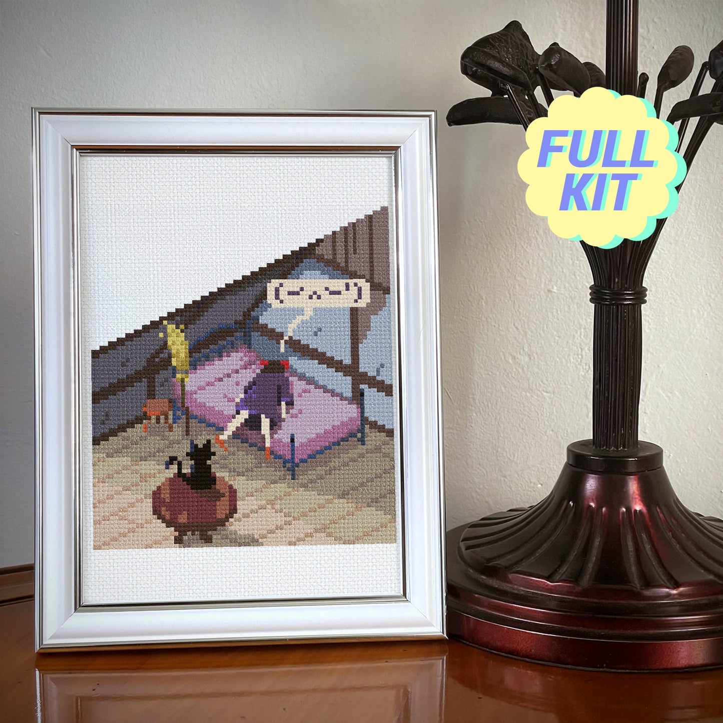 Studio Ghibli cross stitch kit - Kiki's delivery service
