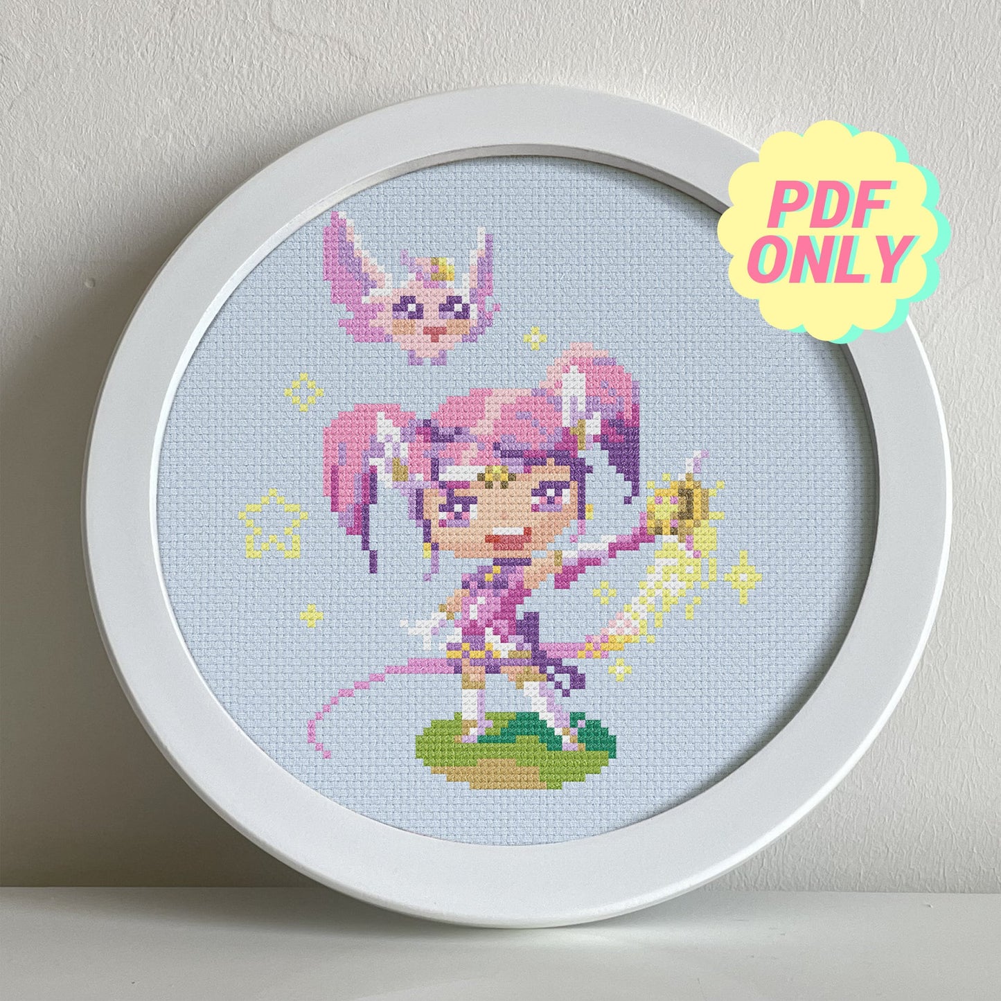 League of Legends cross stitch pattern - Star guardian Lux
