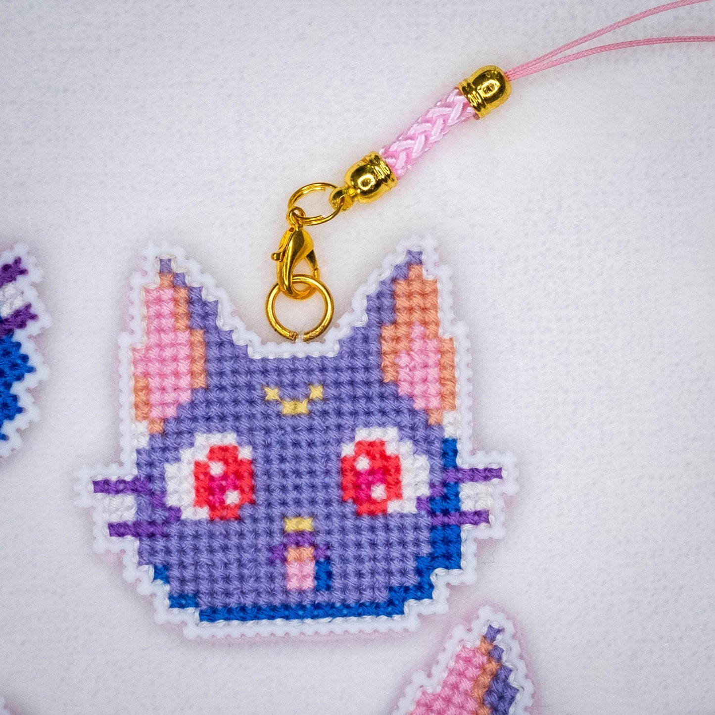 Sailor Moon cross stitch kit - Luna cat charm