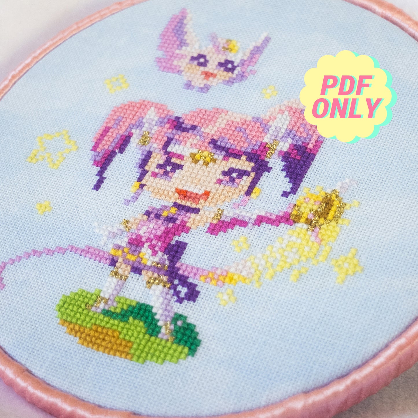 League of Legends cross stitch pattern - Star guardian Lux