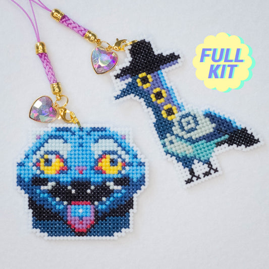 Kpop Demon Hunters full cross stitch kit: Tiger and Magpie