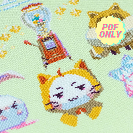 Infinity Nikki cross stitch pattern